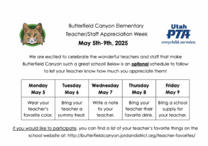 Teacher appreciation
